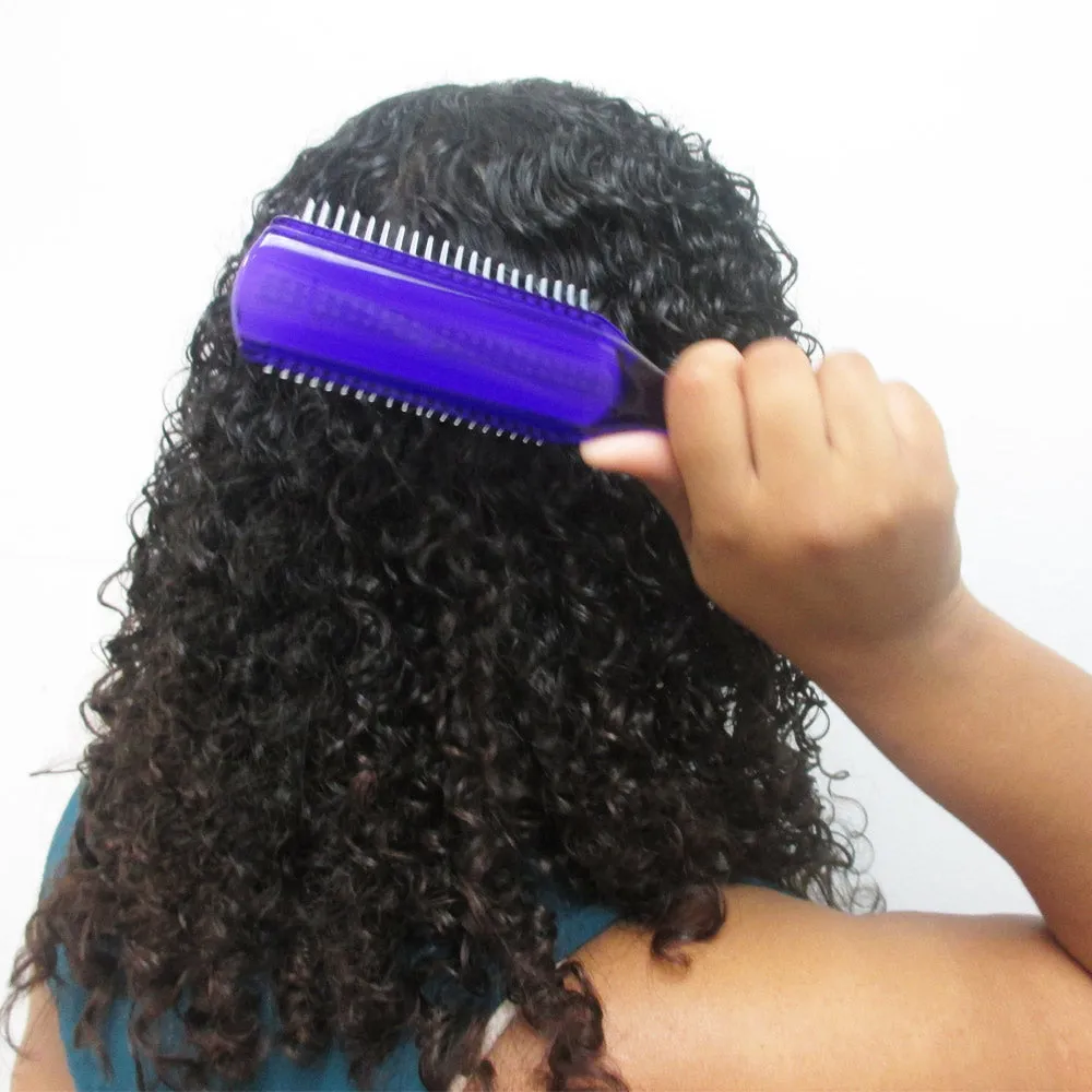 4 Pc Detangling Brush Wet Detangler Comb Hair Brush Salon Styling Tamer Shower