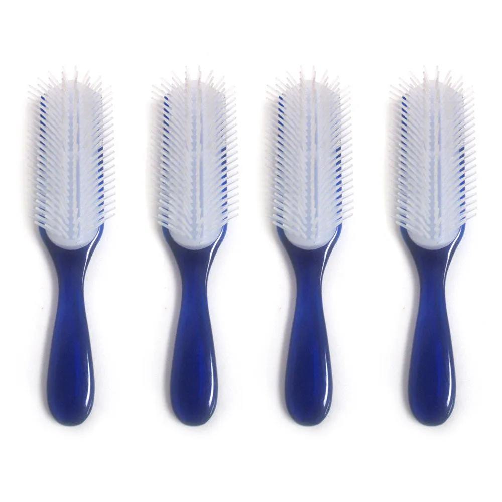 4 Pc Detangling Brush Wet Detangler Comb Hair Brush Salon Styling Tamer Shower