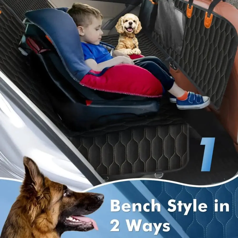 5-in-1 Waterproof Durable Car Backseat Cover for Suv Family Cars