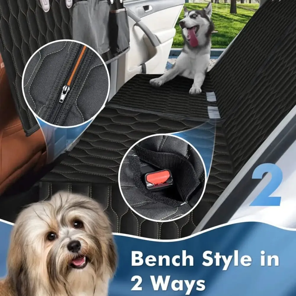 5-in-1 Waterproof Durable Car Backseat Cover for Suv Family Cars