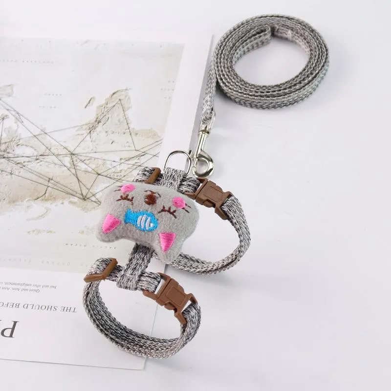 Adjustable Anti Escape Cat Leash Comfy L Size