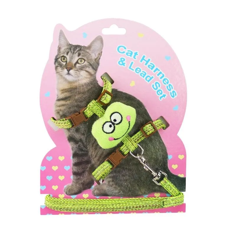 Adjustable Anti Escape Cat Leash Comfy L Size