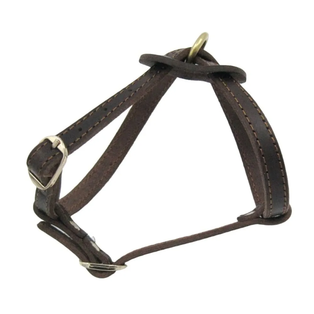 Adjustable Strap Cross Design Leather Harness