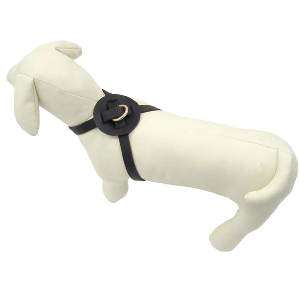 Adjustable Strap Cross Design Leather Harness