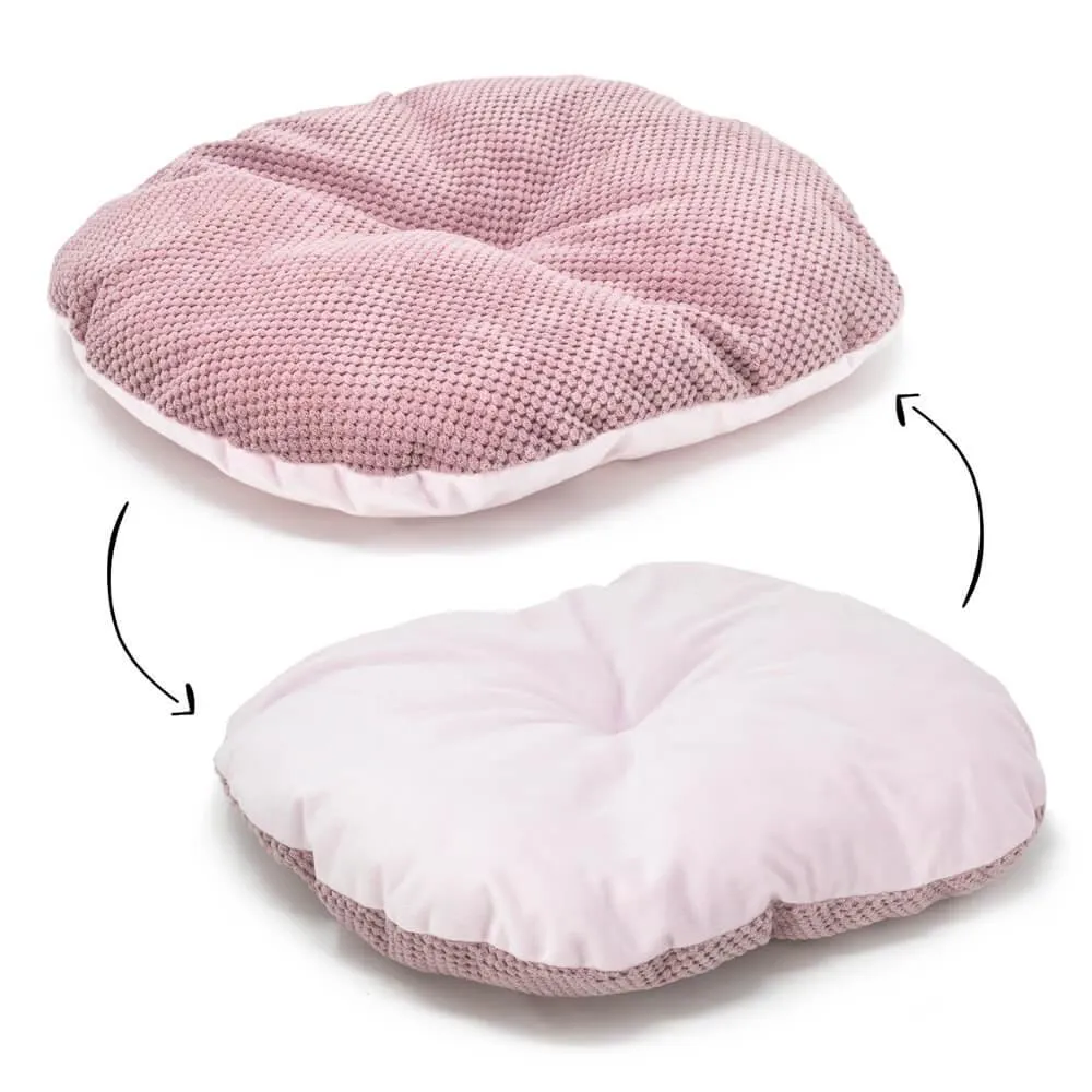 Alfie - Pink Soft Dog Bed  - Size S/M/L