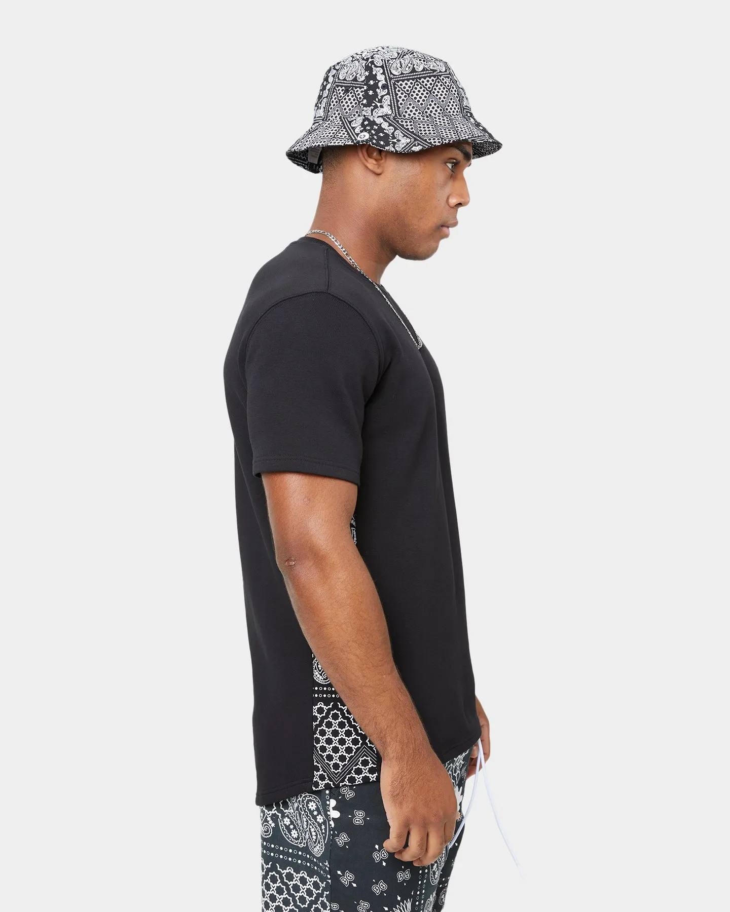 Carré BU Panel MTN Droptail Short Sleeve T-Shirt Black