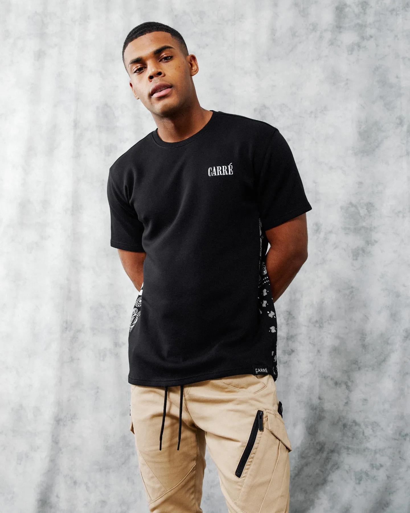 Carré BU Panel MTN Droptail Short Sleeve T-Shirt Black