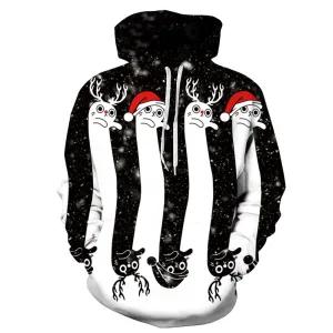 Christmas Hoodies - Funny Christmas Pet Cat Cute 3D Hoodie