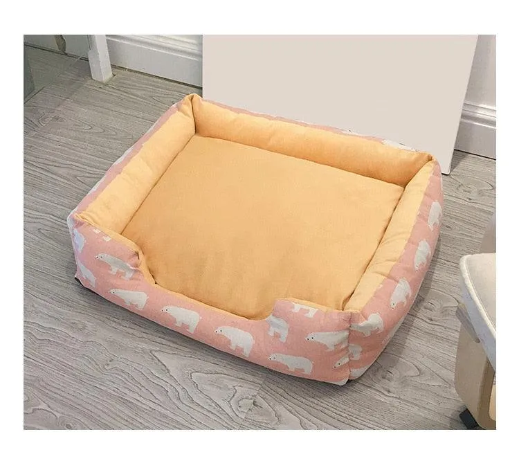 Cozy Warm Breathable Removable Dog House Bed