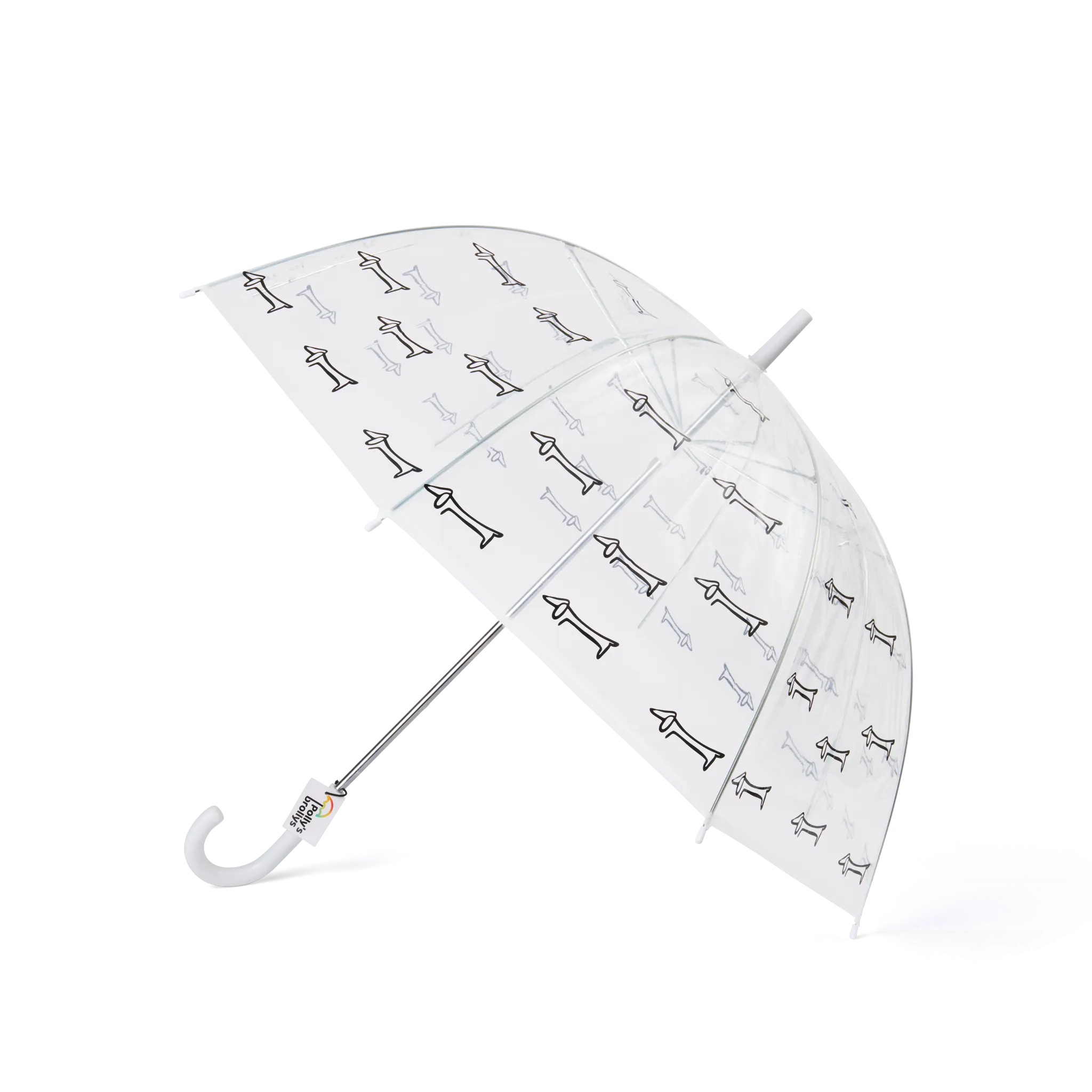 Dachshund Clear Umbrella
