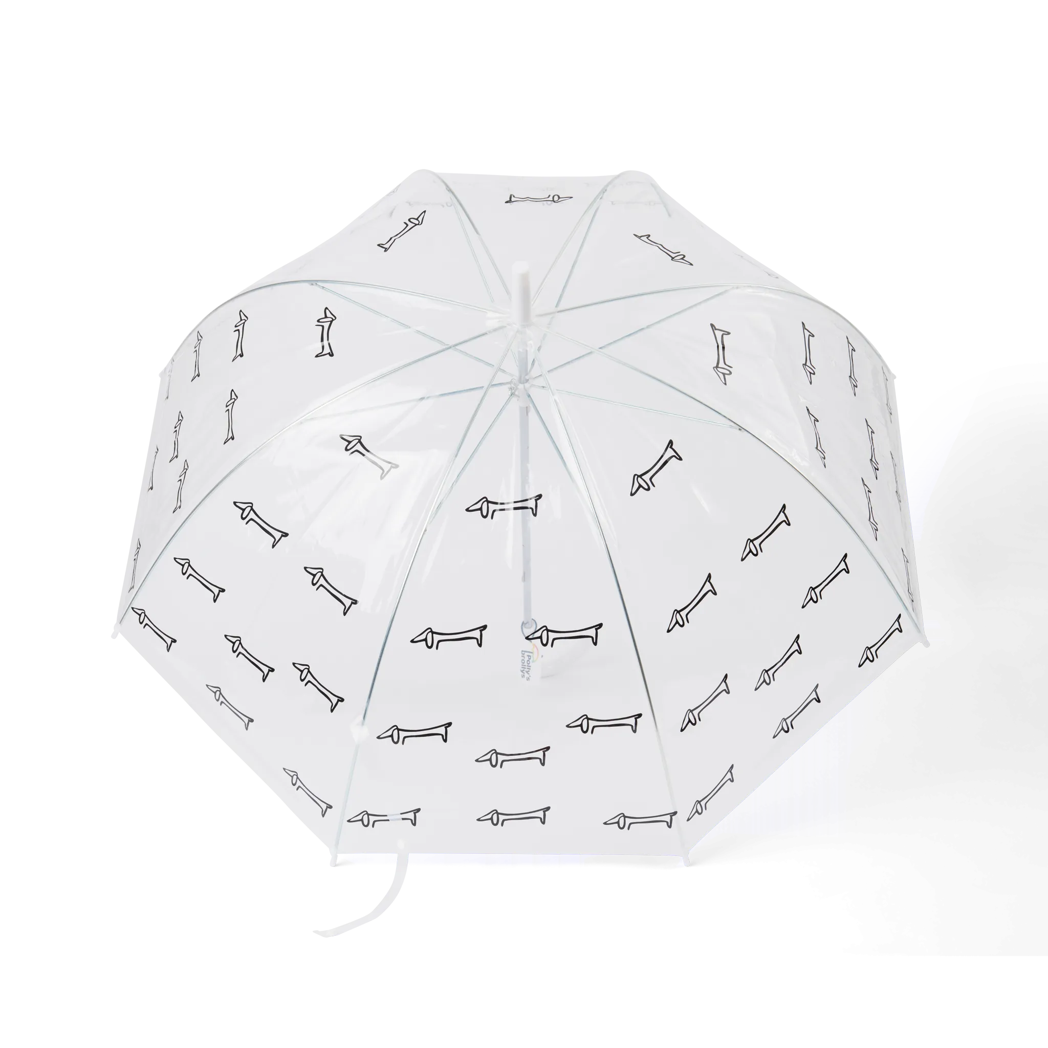Dachshund Clear Umbrella
