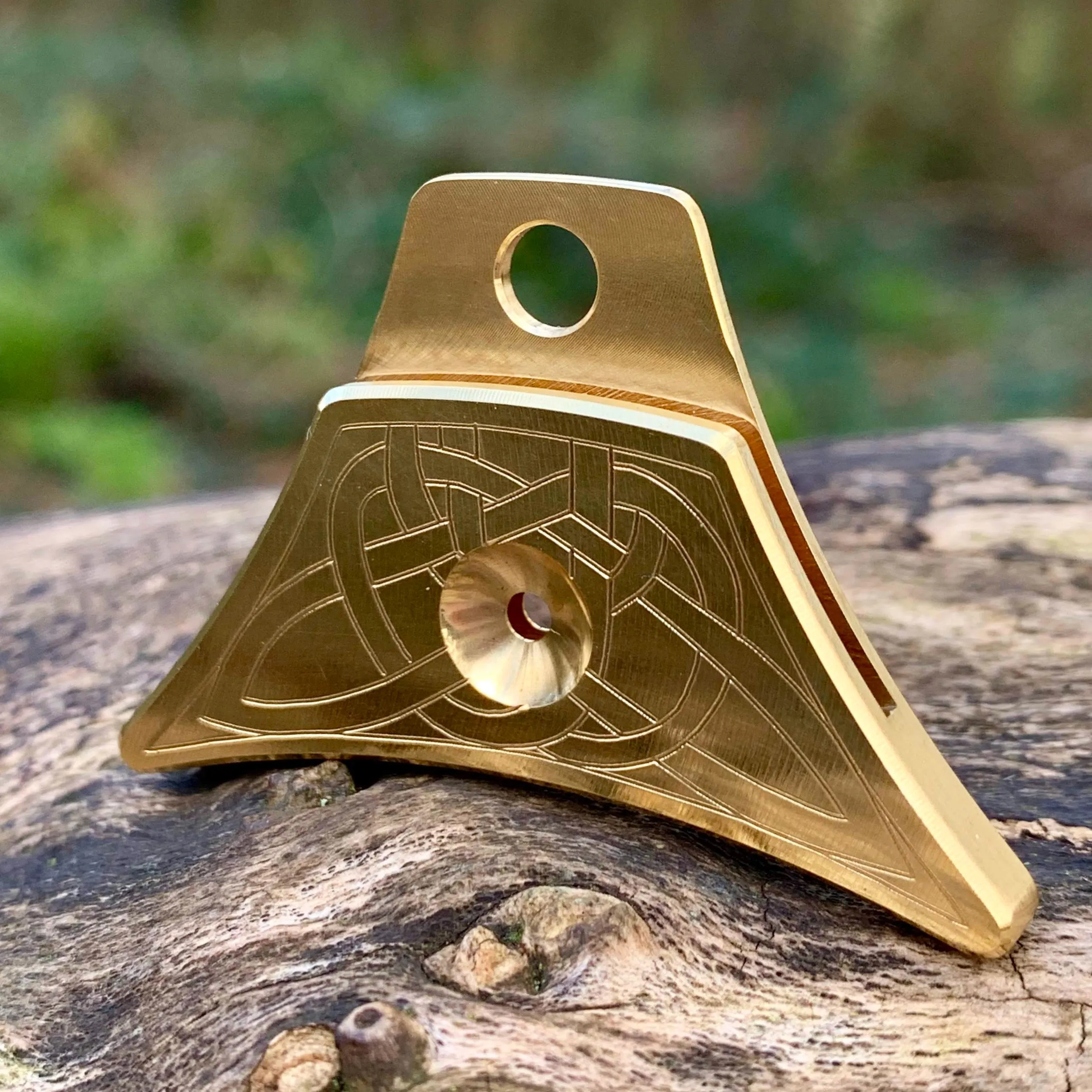Decorated Logan Supreme Brass Dog Whistle
