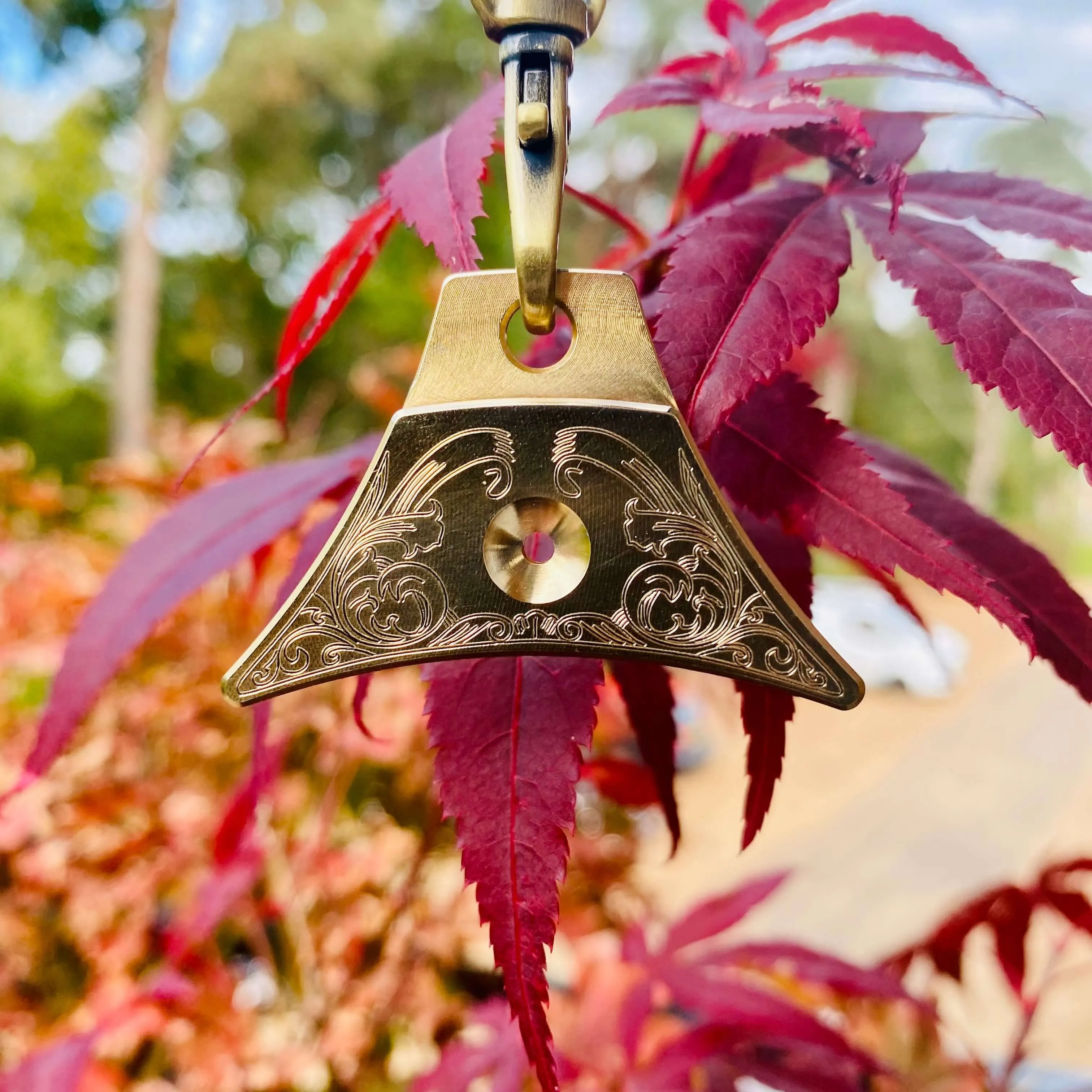 Decorated Logan Supreme Brass Dog Whistle