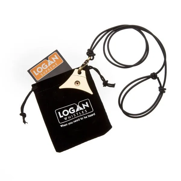 Decorated Logan Supreme Brass Dog Whistle