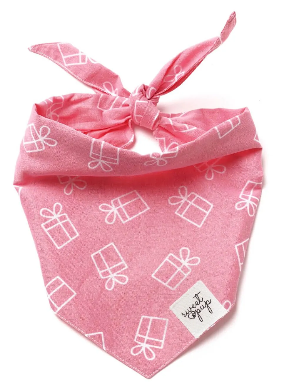 Dog Bandana - Dog Birthday Bandana Gifted Pink