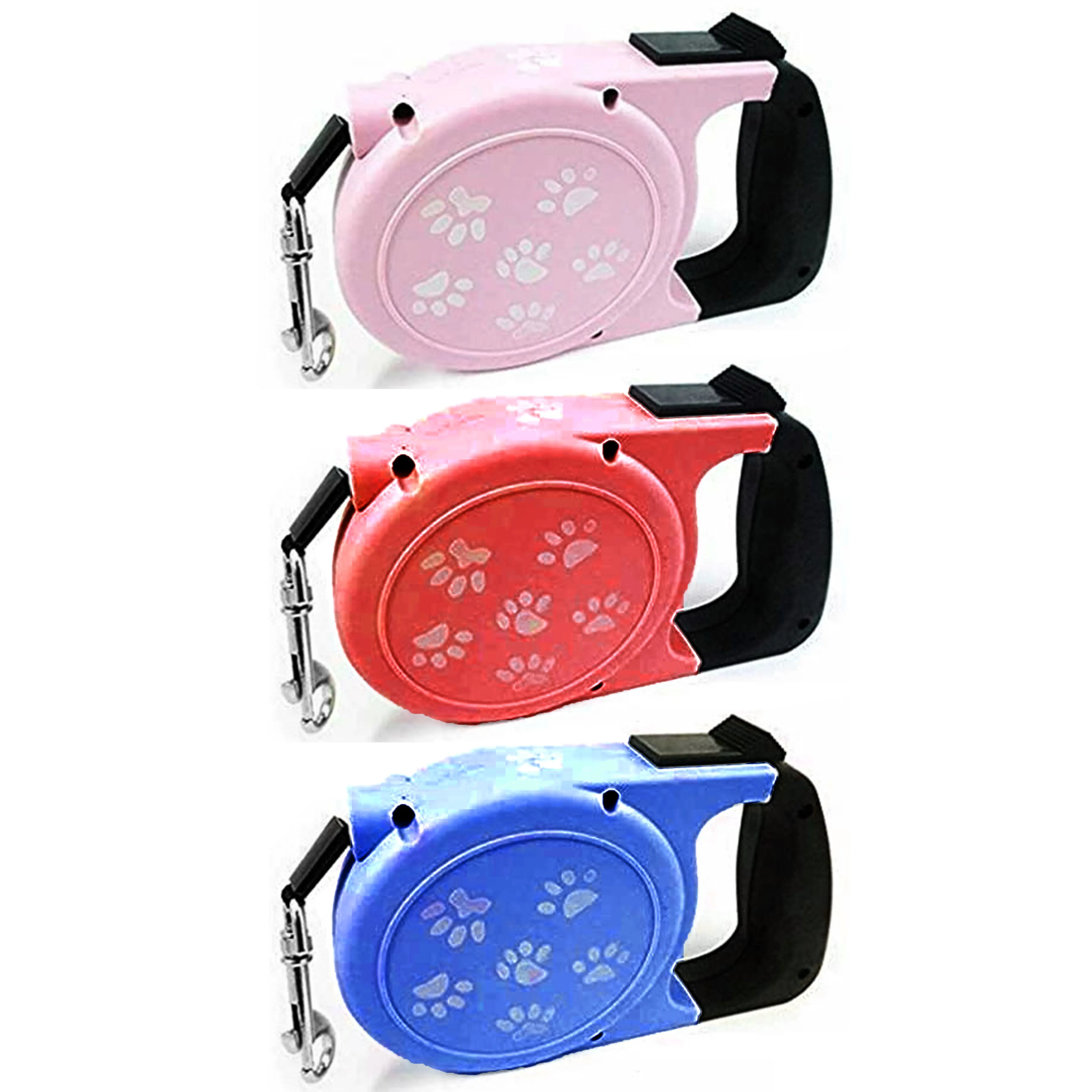 Dog Pet Leash Long Obedience Recall Training Walking Lead 26 Ft Auto Retractable