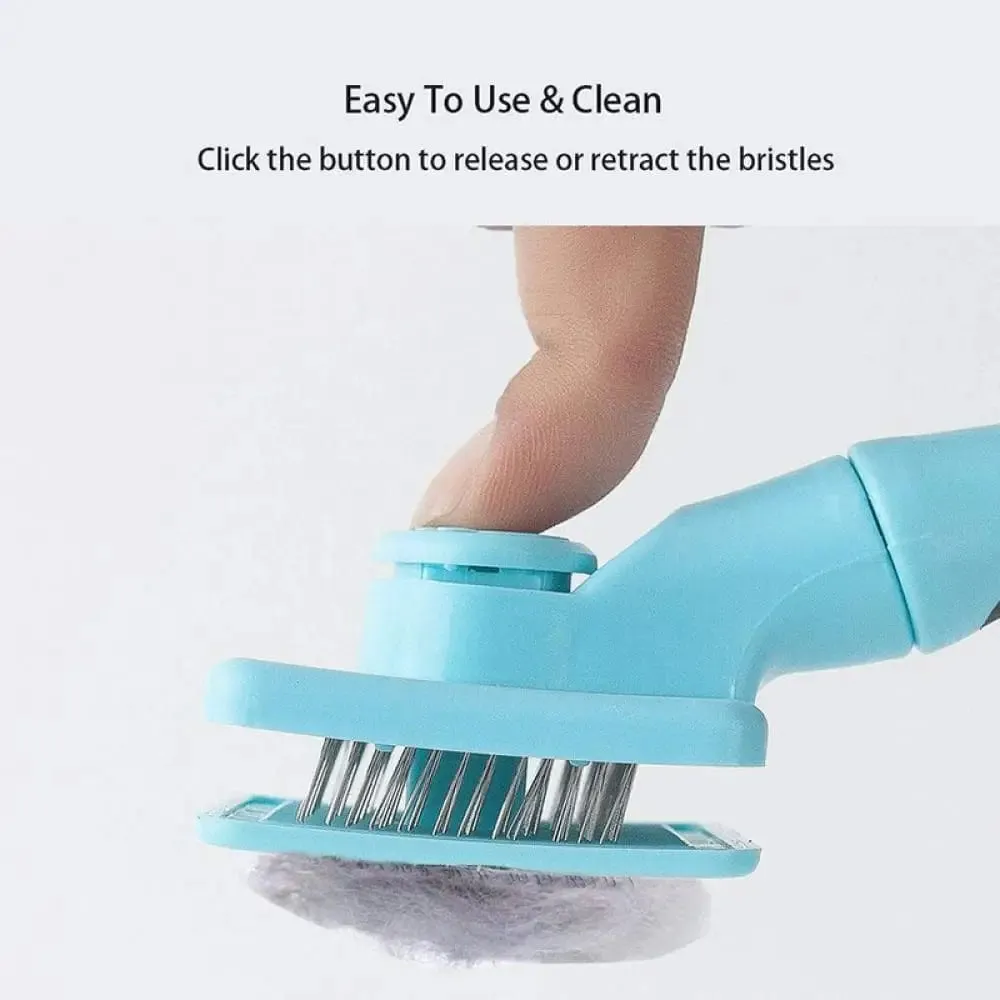 Durable Safe Non-slip Self Cleaning Ergonomic Shedding Slicker Dog Brush
