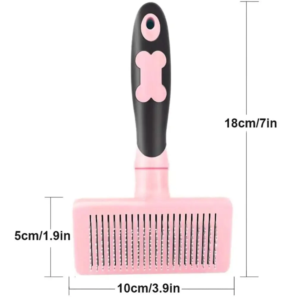 Durable Safe Non-slip Self Cleaning Ergonomic Shedding Slicker Dog Brush