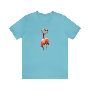 Flamingo 'Love Birds' -  Classic Jersey Short Sleeve Tee
