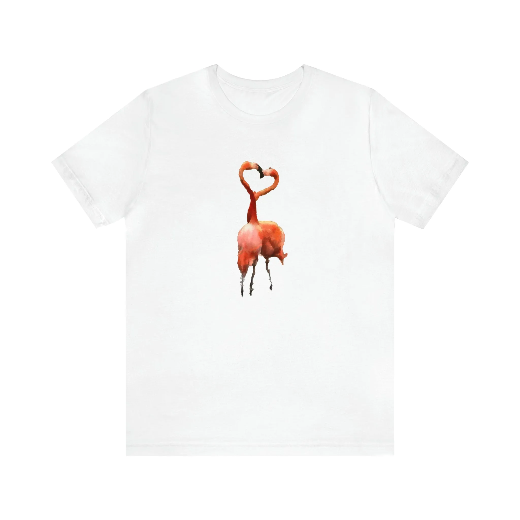 Flamingo 'Love Birds' -  Classic Jersey Short Sleeve Tee