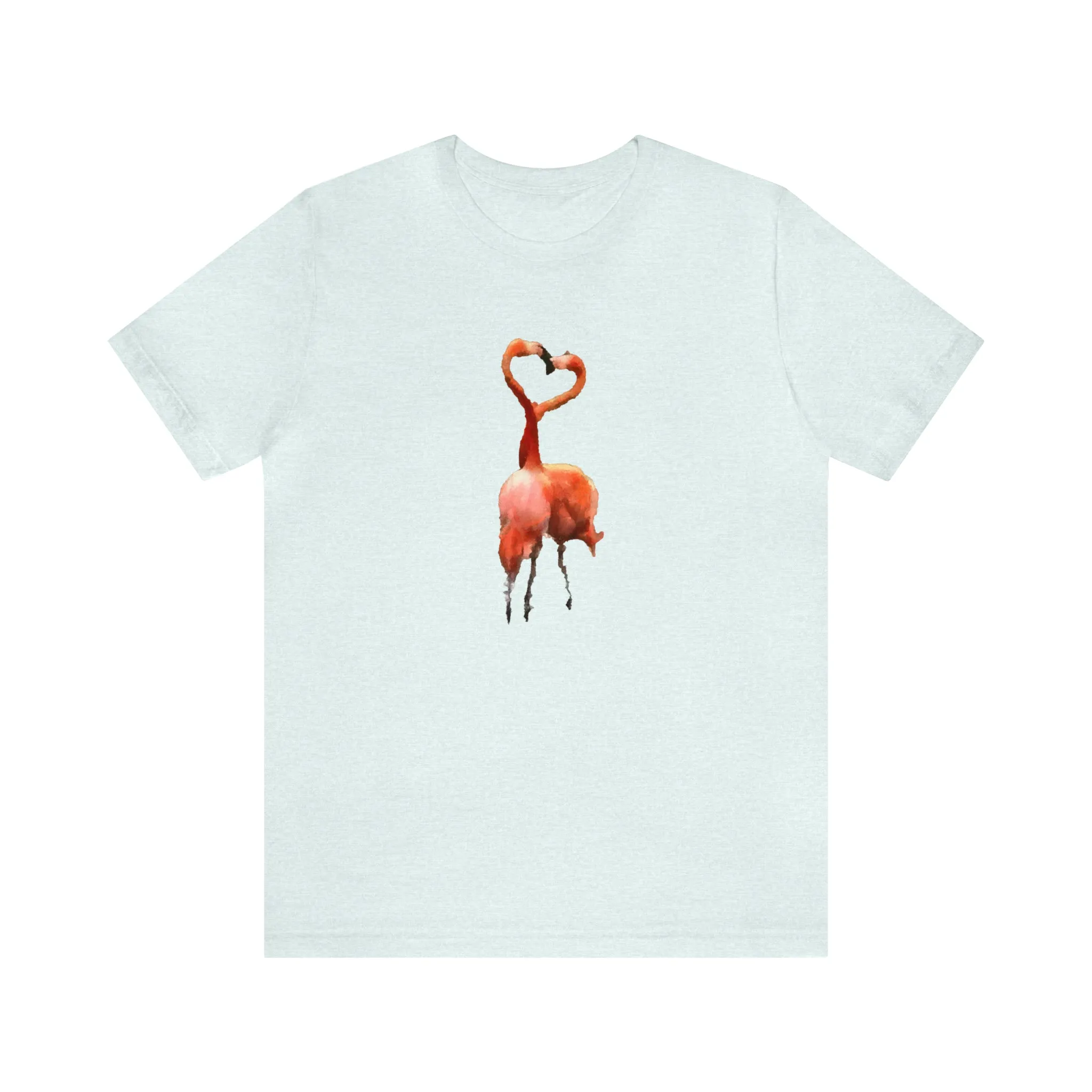 Flamingo 'Love Birds' -  Classic Jersey Short Sleeve Tee