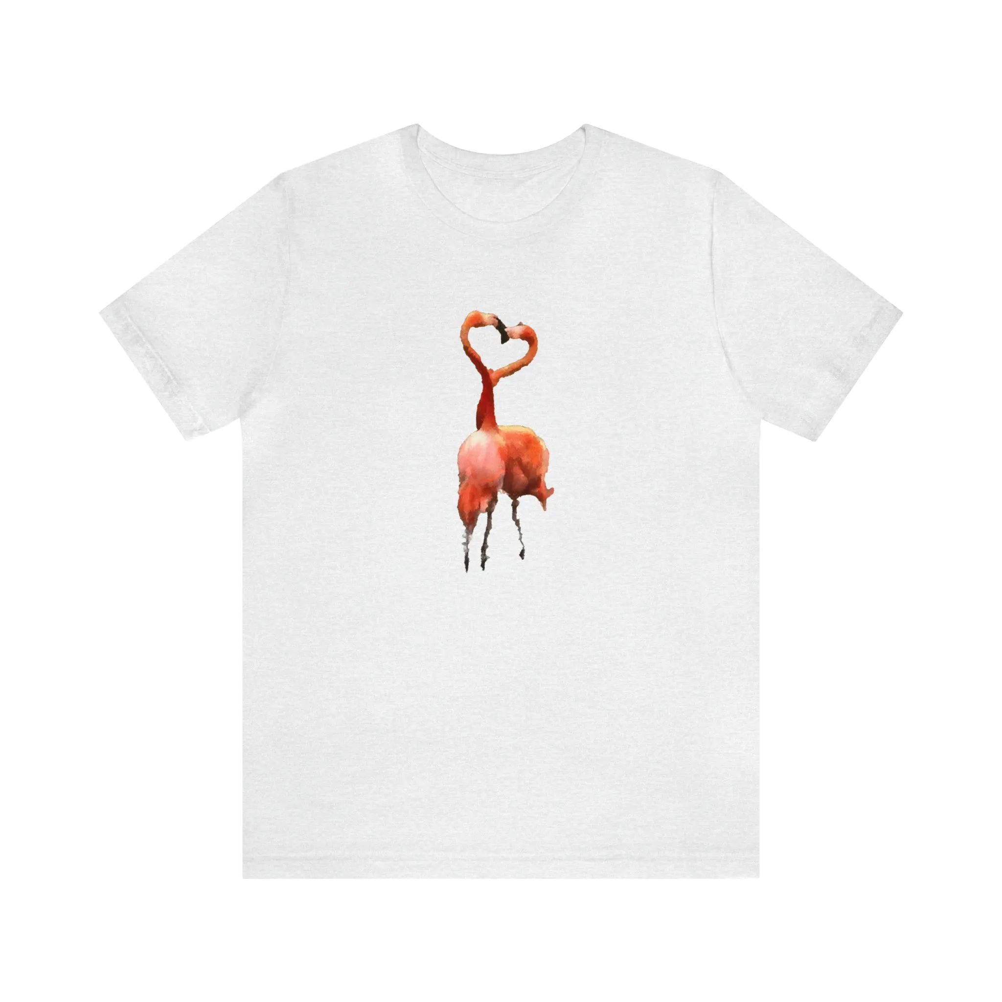 Flamingo 'Love Birds' -  Classic Jersey Short Sleeve Tee