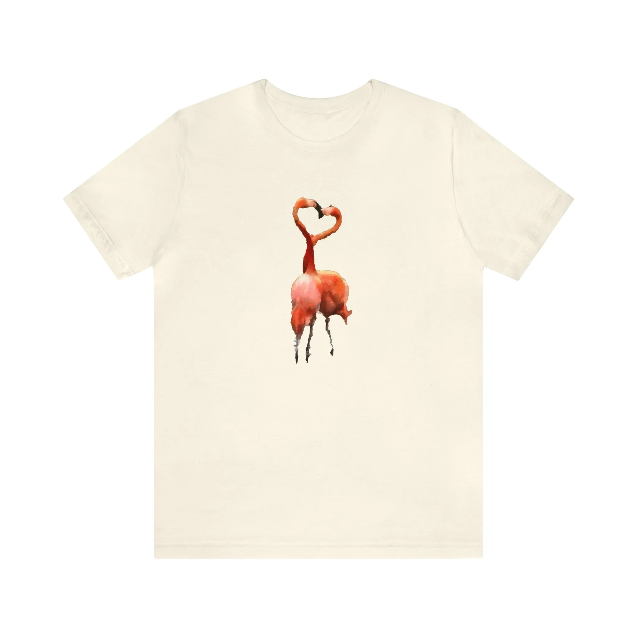 Flamingo 'Love Birds' -  Classic Jersey Short Sleeve Tee