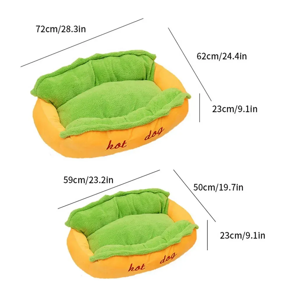 Happy Tails Hot Dog Bed