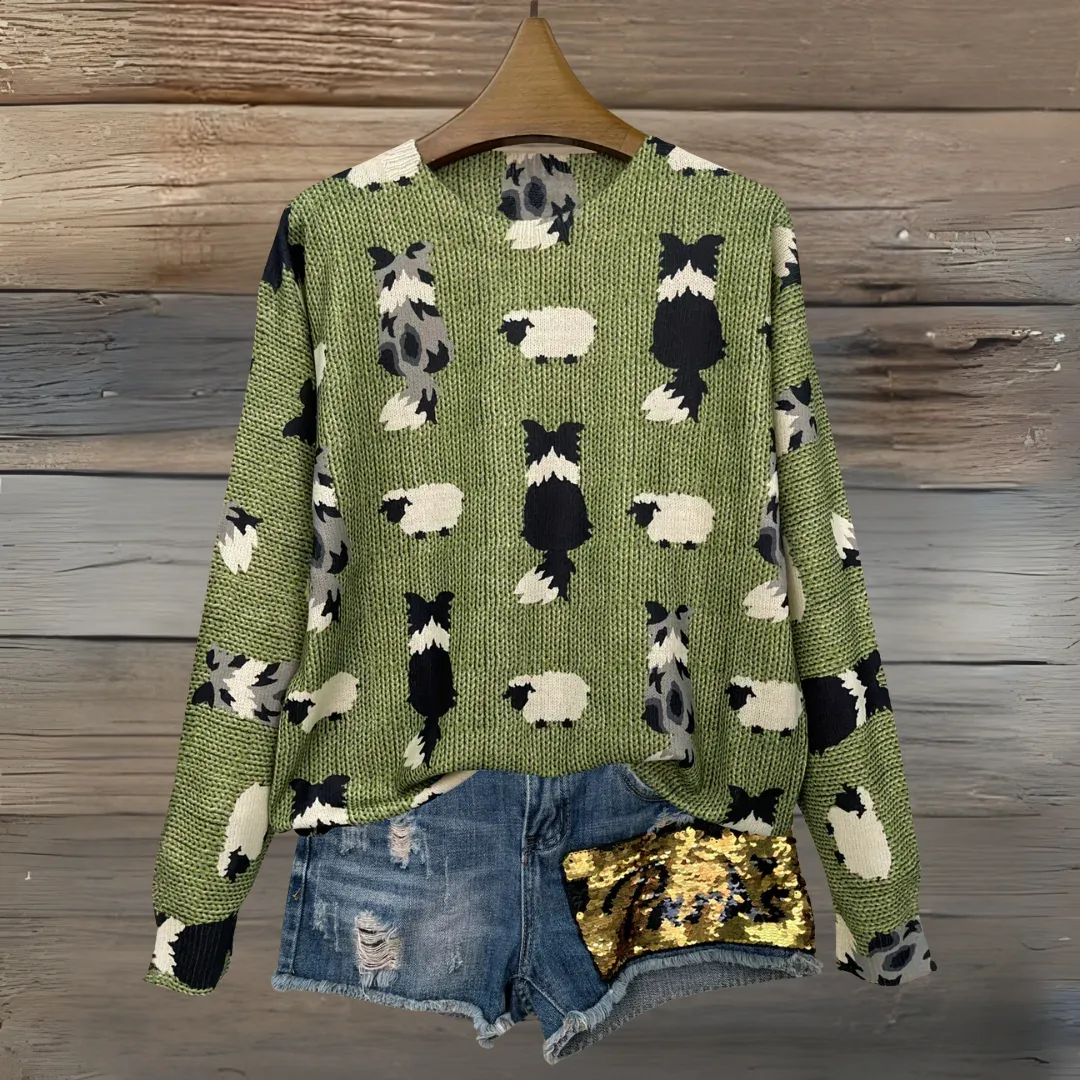 Luna  Cozy Dog and Sheep Sweater