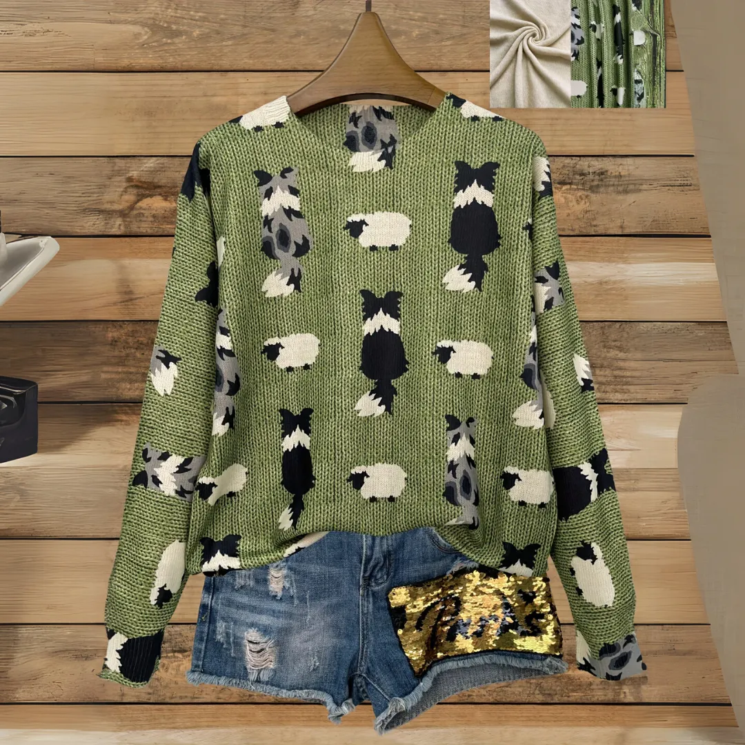 Luna  Cozy Dog and Sheep Sweater