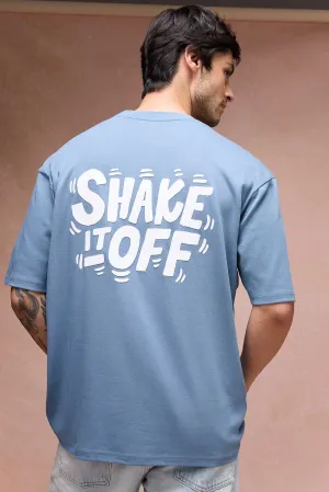 Men's Doggo Over All Blue T-Shirt