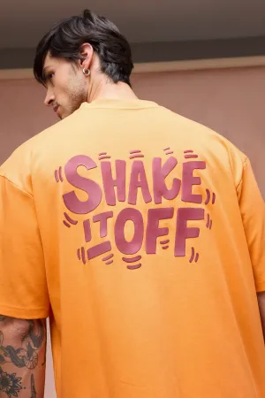 Men's Doggo Over All Orange T-Shirt