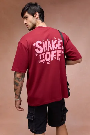 Men's Doggo Over All Red T-Shirt