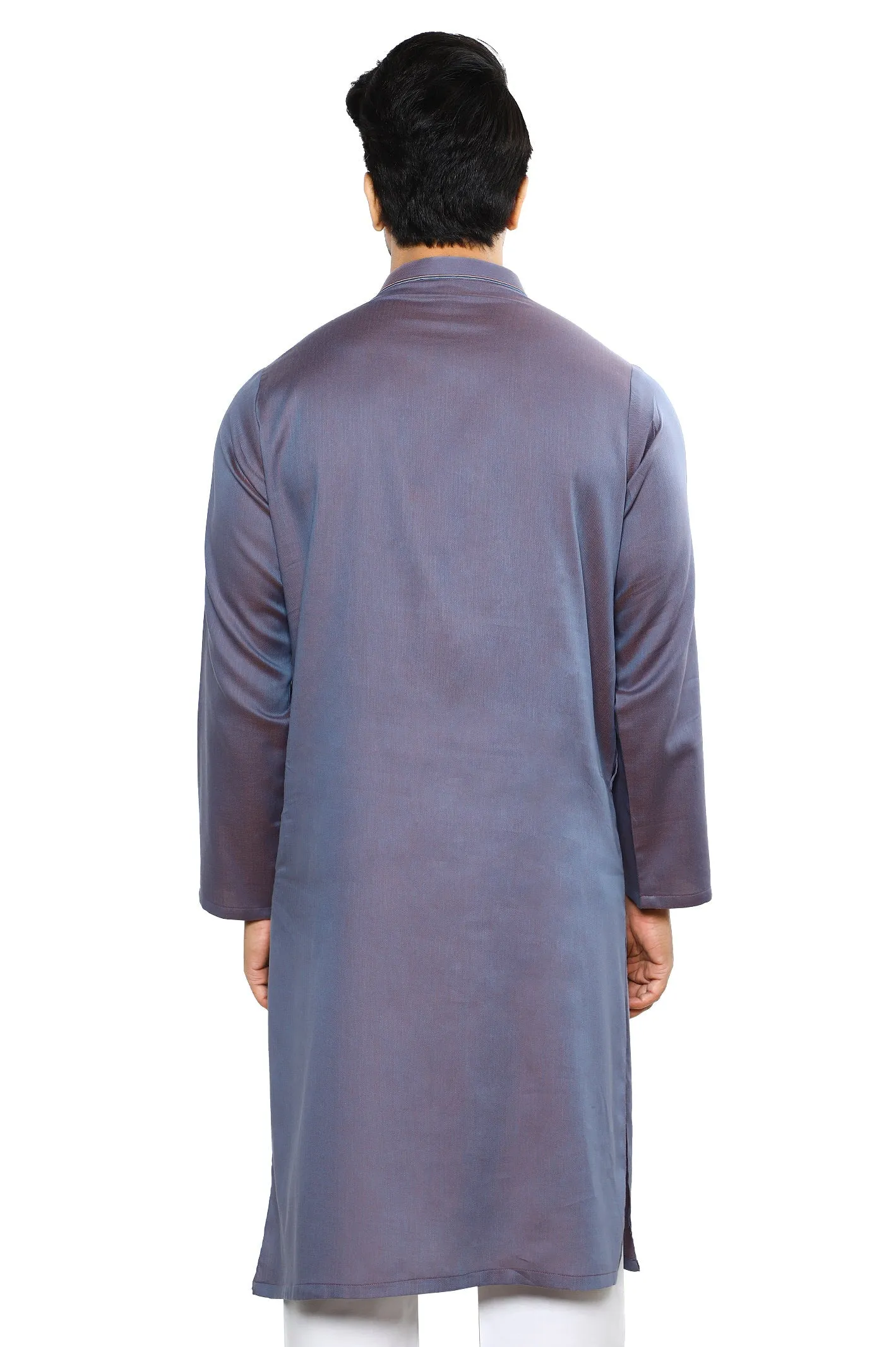 Men's Kurta in Purple SKU: EA3037-PURPLE
