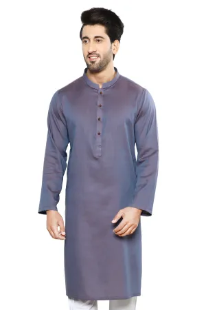 Men's Kurta in Purple SKU: EA3037-PURPLE