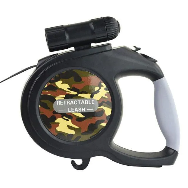 Multifunctional Automatic Retractable Dog's Leash with LED Flashlight