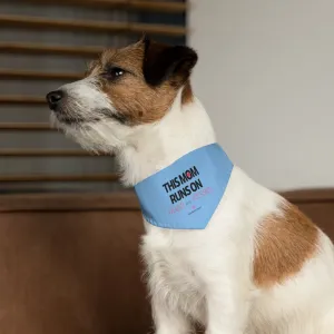 Pastel Blue Pet Bandana Collar, Cool Unique Mother's Day Special For Cat/ Dog Moms-Printed in USA