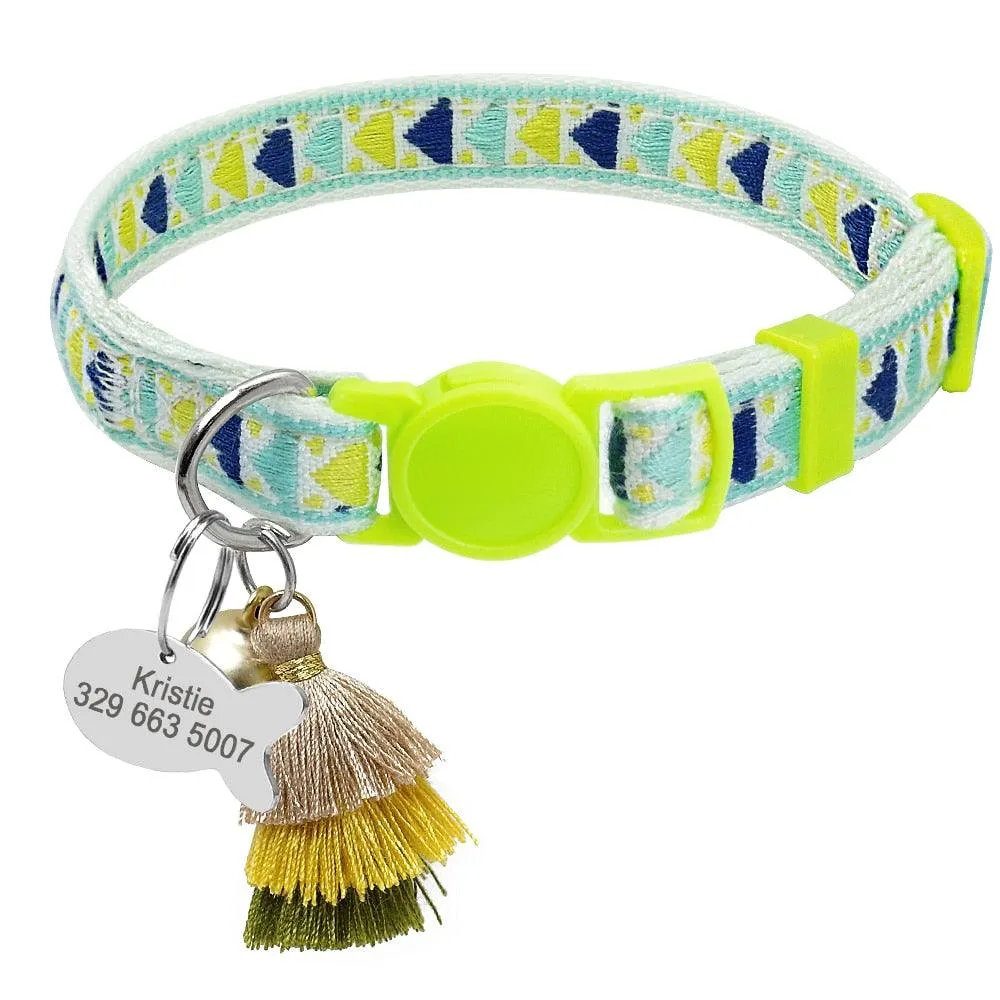 Personalized Collar for Pets with Bell