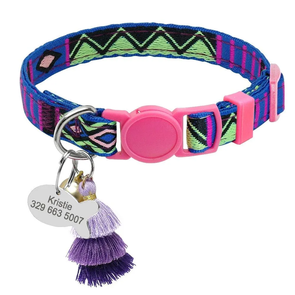 Personalized Collar for Pets with Bell