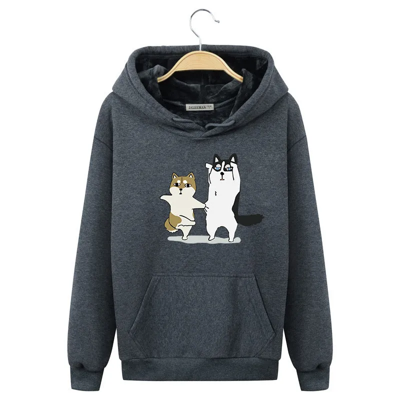 Pet Puppy Hoodies - Solid Color The Puppy Icon Series Funny Fashion Fleece Hoodie