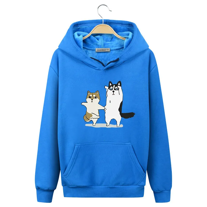 Pet Puppy Hoodies - Solid Color The Puppy Icon Series Funny Fashion Fleece Hoodie