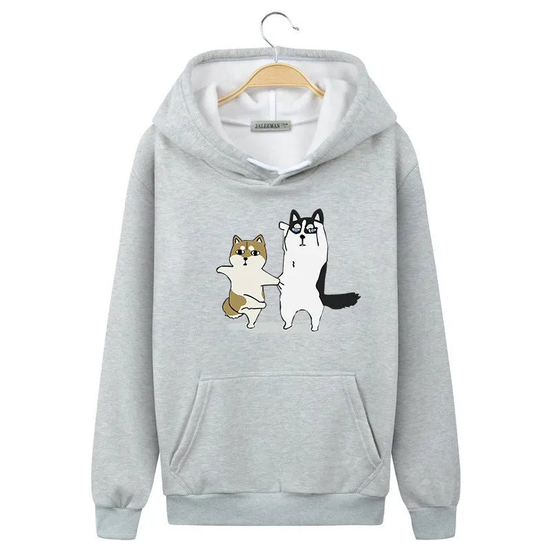 Pet Puppy Hoodies - Solid Color The Puppy Icon Series Funny Fashion Fleece Hoodie