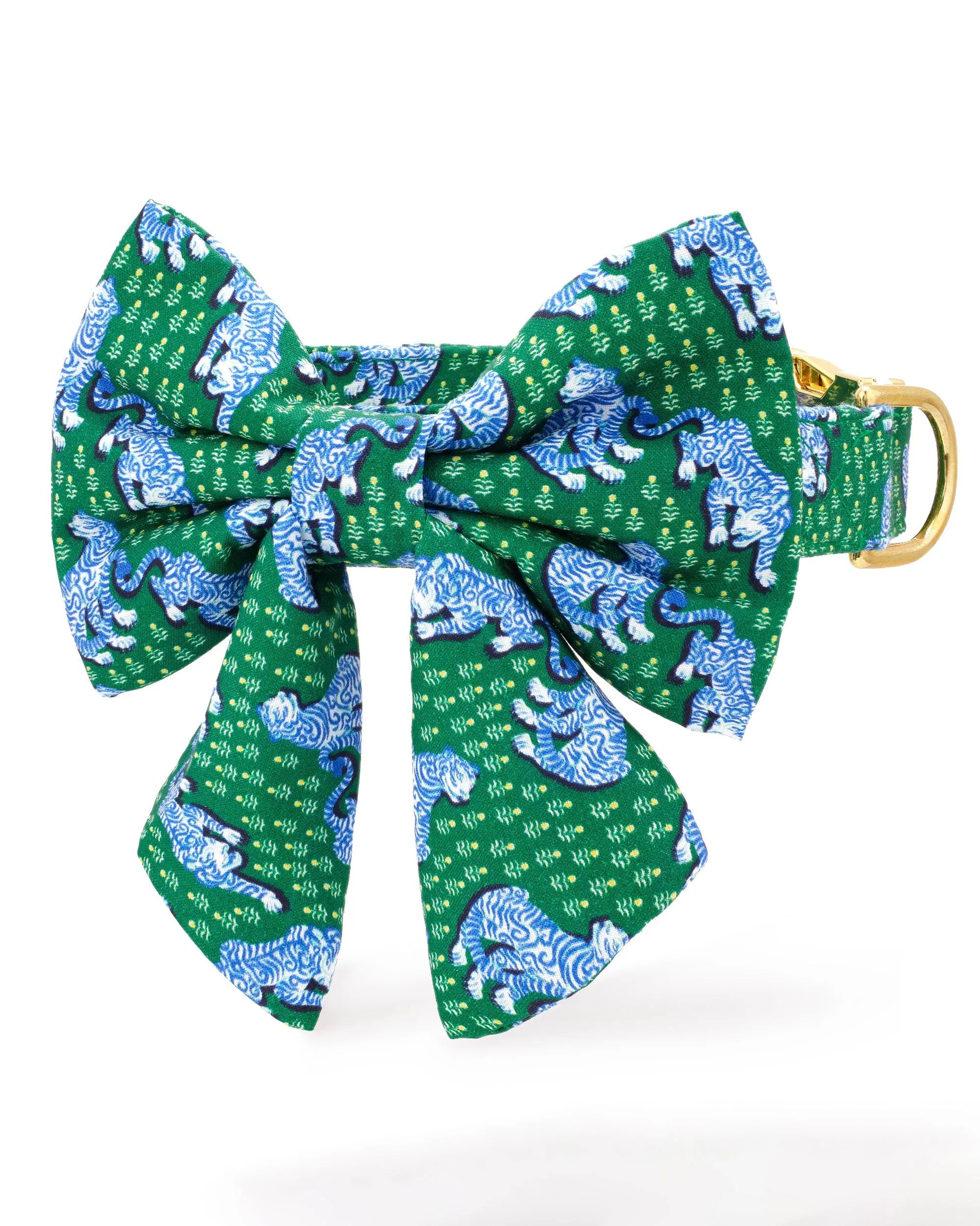 PF x The Foggy Dog Tiger Queen - Lady Dog Bow - Jade