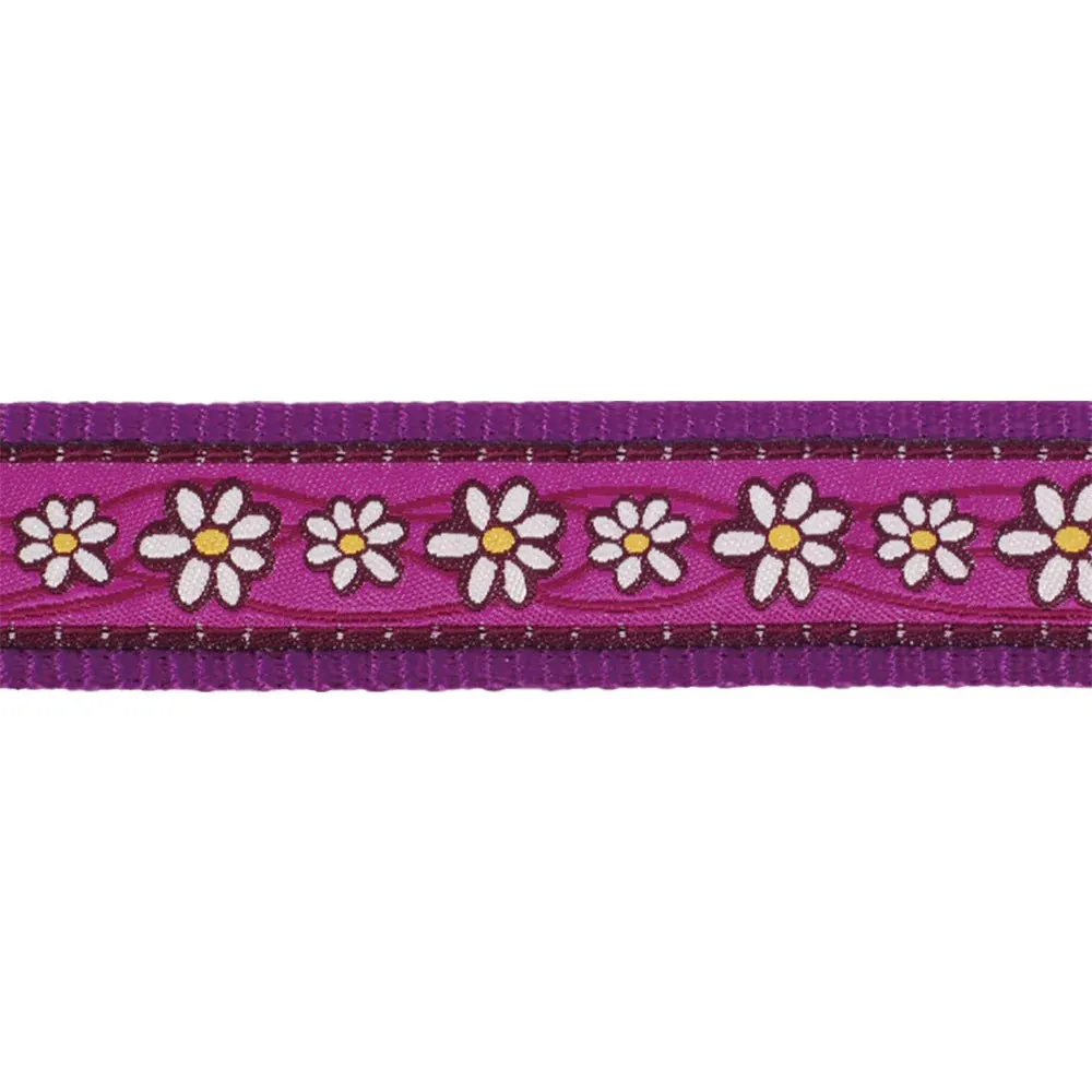 Purple Daisy Dog Lead by Red Dingo