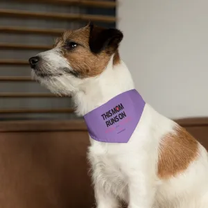 Purple Pet Bandana Collar, Best Cute Mother's Day Special For Cat/ Dog Moms-Printed in USA