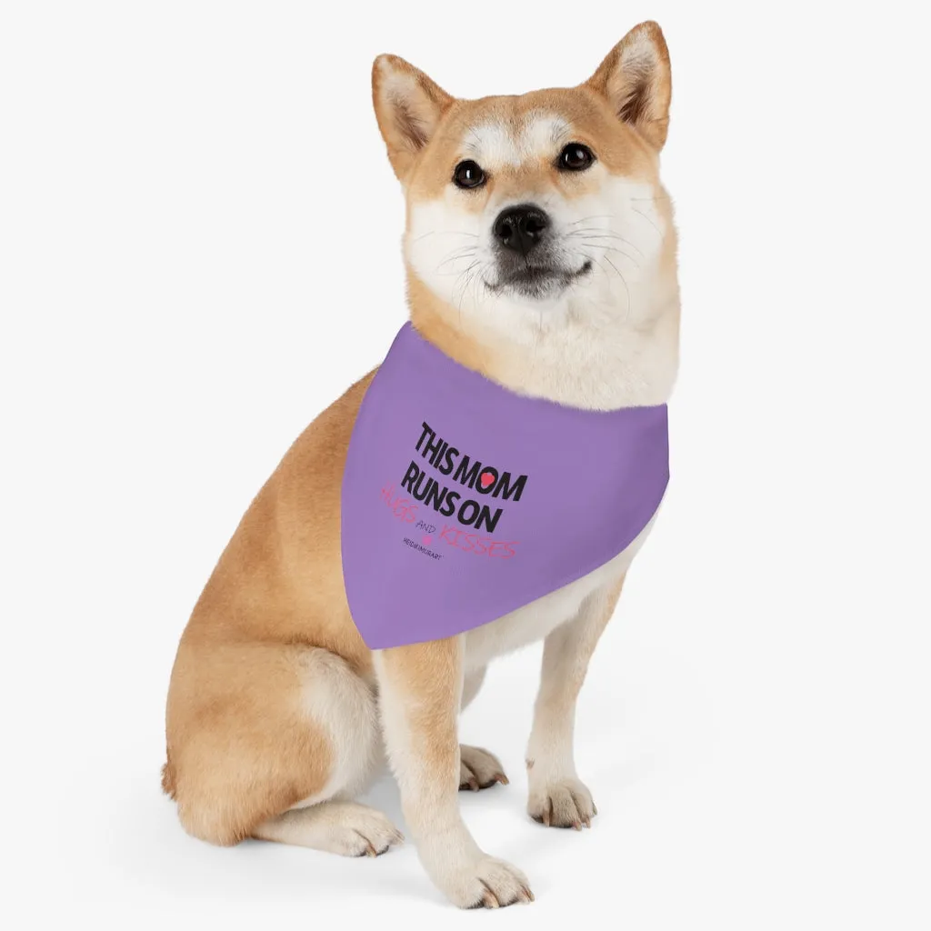 Purple Pet Bandana Collar, Best Cute Mother's Day Special For Cat/ Dog Moms-Printed in USA
