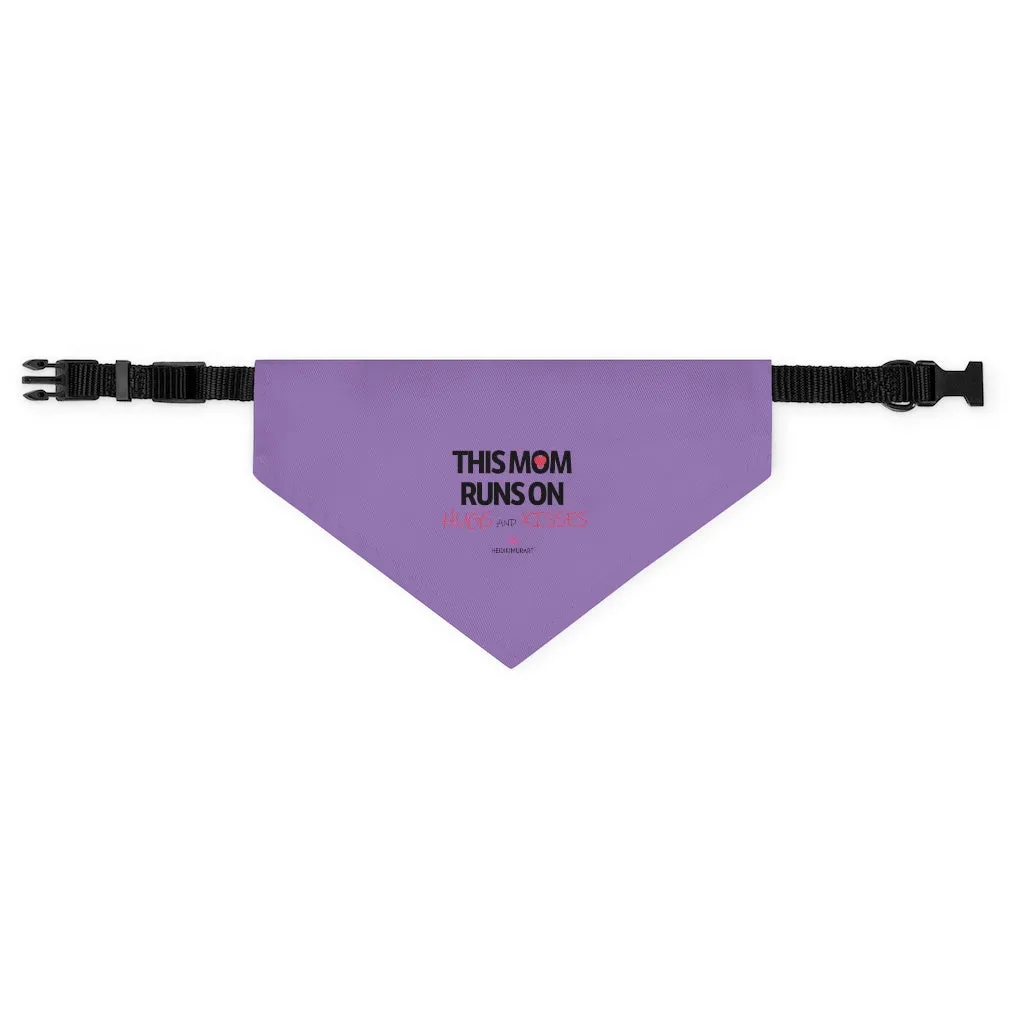 Purple Pet Bandana Collar, Best Cute Mother's Day Special For Cat/ Dog Moms-Printed in USA