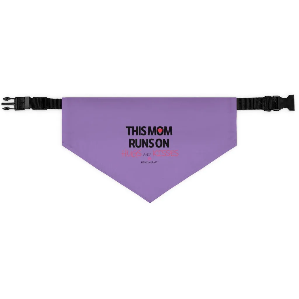 Purple Pet Bandana Collar, Best Cute Mother's Day Special For Cat/ Dog Moms-Printed in USA