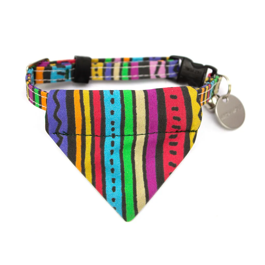 Rainbow Stripe Cat Bandana