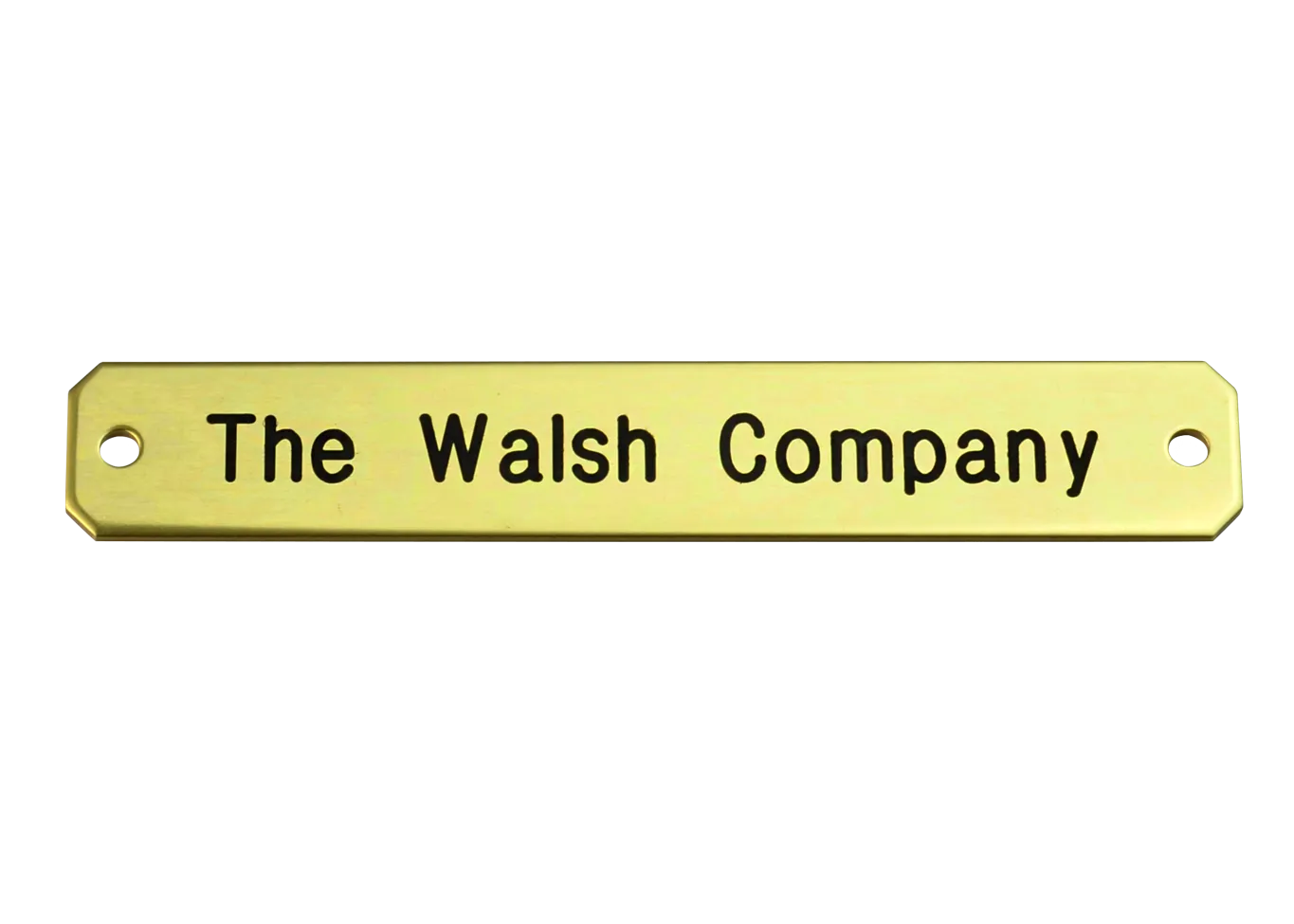 Small Engraved Nameplate - N-SMALL